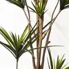 90120cm kunstmatige Dracaena planten nepplastic palmbladeren cycas plant voor huis binnen tuin decor tropisch potten 240407