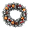 Decorative Flowers Christmas Wreath Outside Indoor Outdoor Holiday Interior Xmas For Dining Festival Party Garden Wedding