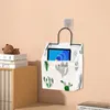 Bolsas de armazenamento Organizador de papelaria de parede Bolsa Bolsa Toys Bolsa Ferramenta de Gardenha Sunbe com gancho adesivo