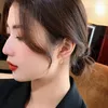 Dangle Küpeler Geometrik Metal Altın Meydan Kadın Mücevher Aksesuarları Hediye Moda Koreli Kadınlar 2024 Toptan Satış