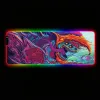 Pads xgzbig Grand jeu RGB Mousepad xl Gamer Mat Mouse Pad pour CS Go Hyper Beast PC PC Backlight LED xxl Keyboard Mat de bureau