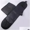 Outdoor -Taschen Skateboard -Rucksack Praktische schwarze Chiffon -Shoder -Tasche Verstellbares Gurt -Netzbeutel Longboard Trage Drop Lieferung Sport O dhwti