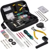 Cabos Reparo Tool Kit Ferramentas Organizador String Manutenção de guitarra Ação Ação Régua Medidor Ferramenta de medição Ferras hexágica Arquivos FIN FIN