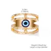 Mode Legierungsschmuck kreativer Öl Drop Demon Eye Ring und Schwanzring