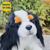 Animais de pelúcia de pelúcia rei charles spaniel high fidelity anime anime fofo cachorro brinquedos de pelúcia simulação simulação simulação de boneca recheada kawai brinquedo presente l47