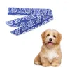 Ubrania dla psa letni sprzęt dla zwierząt regulowany szalik lodowy dla psów koty pozostają pogodą z lekkim bandanem prezent na ręcznik Furry