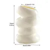 Vases Vase Vase Nordic Spiral Decorative Twist Topop pour l'herbe Pot Aesthant Aesthetic Room Decor Jar Desktop