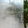 Window Stickers 45/60 400cm Self-adhesive Frosted Glass Door Film Back Gluey Adhesive Silver Chain Privacy Decoration