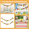 Party Decoration 3 Sets Fruit Latte Levers Summer Themed Decorations Location Setting Props