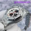 Funktional AP Armwache Watch Royal Oak Offshore Serie 26170st Stahlgürtel Schwarze Augen Automatische mechanische Uhrenmänner 42 mm