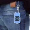 Keychains 50st/Lot 433MHz RF WirelessRemote Control Copy Code Remote 4 Channel Electric Cloning Gate Garage Door Auto Keychain Ny