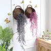 Flores decorativas de videira de alta qualidade Garland de baixa manutenção artificial para casamentos elegantes elegantes realistas coloridas na moda