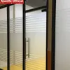 Fensteraufkleber 45x100 cm gestreiftes Wellenmuster Frosted Glasfilm Küchengeschäft Schlafzimmer Büro Schiebetür Badezimmer undurchsichtig