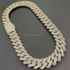 Lifeng Jewelry Style Hip Hop Classic Luxury Cuban Link Chain 925 Srebrny naszyjnik