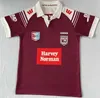 2024 Queensland Maroons Kinder Qld Maroons Rugby Jersey Größe 16-26 (benutzerdefinierter Name und Nummer