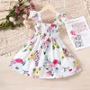 Girl's Dresses Girls New Summer Printed Strap Dress Y240415