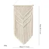 Arazzi Macrame Tapestry Batton Rope FARMADE NORDIC BOHO Art Wall sospeso per soggiorno decorazioni per la casa Z094