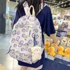 バックパック刺繍韓国版カスタマイズされた小さな新鮮で、あなたの名前が中学生の男の子と女の子のために多用途