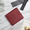 Wallets Custom Letters Genuine Leather Fashion Women Short Wallet Large Capacity Coin Purse Ultra-thin Money Clip Multi Slot Card Holder