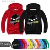 Hoodies sweatshirts jongens Hooded Girls T-shirt Ninja Kidz Kinderen Casual truishirt Kind Mode Kleding Katoen verjaardagsmeisje 3-14Y T240415