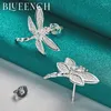 Stud Earrings Blueench 925 Sterling Silver High Efficiency Dragonfly For Women Elegant And Charming Christmas Jewelry