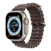 Океанский ремешок для Apple Watch Ultra 2 полоса 49 мм 9 8 7 45 мм 41 мм браслет из силиконового браслета I Watch 6 5 4 3 SE 44 мм 40 мм 42 -мм полоса