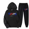 Trappola per trappola black maschile tracce con cappuccio trappola trapstar uomini designer sportivo designer di pantaloni da uomo con cappuccio set da basket da basket a 2 pezzi set da donna a manica lunga