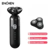 Shaves Enchen Electric Men's Razor Mocha S Smart Rechargable Rechargable Home 4d Corte de Corte Flutuante Smart Cadeir