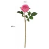 Decorative Flowers High Imitation Moisturizing Rose Fake Bouquet Vases For Home Decoration Accessories Wedding Plants Artificial