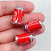 Charms 10pcs 3D Cola Getränk Flaschenharz Drop Anhänger Getränk