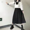 Clothing Sets Japanese School Uniform Girls Plus Size Jk Suit Black Tie White Three Basic Sailor Women Long Sleeve