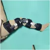 肘膝パッド術後関節固定脚骨折の装具格納式保護調整可能なドロップデリバリースポーツ屋外otcft