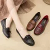 Casual Shoes Soft Ballet Lightweight Women Flat Bottom Ladies Loafers Slip On Hollow Zapatos Para Mujeres