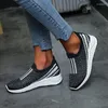 Casual Shoes Women Crystal Sneakers 2024 Woman Mesh Vulcanized Women's Comfortable Flats Ladies Fashion Loafers Female Shoe Plus Size