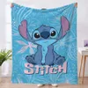 French plush blanket Stitch series digital printed plush blanket home and office nap blanket autumn and winter flannel blanket Best quality