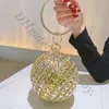 Cheap Store 90% Off Wholesale Golden Round Dinner Handbag Banquet Girl Annual Meeting Party Bag Sparkling Small Walletluxury handbags