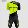 Cycling Jersey stelt RightTrack Pro Team Men Cycling Skinsuit kort