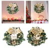 Decorative Flowers Faux Christmas Wreath Outside Front Door For Party Fireplace Festival