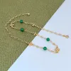 Luxury Classic Simple Designer Choker Necklaces for Women Tb Brand Green Beads Link Chain Letters Sailormoon Whale Sister Chokers Necklace Jewelry