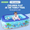 Piscina infantil brinquedos infláveis piscinas emolduradas jardim infantil banheira de banho de banho de verão para fora do jogo de água interna para fora do jogo 240407