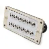 Cables White Pearl Electric Guitar Humbucker Tornillo ajustable Dual bobina 6 String Guitar BOBINA DE COMBA DE COMBILE