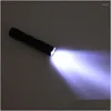 Ficklampor facklor Vattentät Mini LED -fackla Pocket Light Portable Lantern Battery Powerf för jakt Cam Wholesale Drop Delivery SPO DHQHF