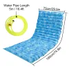 Kuddar Cool Ice Cushion Pillow Water Filling Ice Pad Summer Cool Packs With Water Pipe för varm sommarcamping Cool Mat