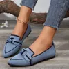 Zapatos casuales Spring de la primavera para mujeres Panar de punta con malla sin deslizamiento de malla transpirable cómodo para mujeres Zapatos para Mujeres