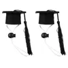 Vêtements de chien 2 PCS PET ÉLASTIQUE DOCITEUR HAPE MAN MEXCAN MEXAN MENS HOMMES GRADUATION CHIPS BEAUDE CAPISSE