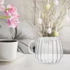 Mugs 2 Pcs Glass Pumpkin Cups Creative Coffee Mug Clear Water Tea Cocktail Transparent Juice Breakfast