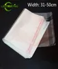 Leotrusting 100pcs 31-50cm Width rge Clear OPP Adhesive Bag Transparent Poly Reseable Packaging Bag Self Pstic Gift Pouch300S6833617