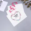 Embrulho de presente 50pcs obrigado bolsa aniversário festas de Natal embalagens de casamento decoração de plástico para pequenas empresas