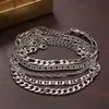 Brazalete de la cadena cubana de la cadena cubana de metal