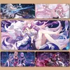 Pads de souris Le poignet repose Honkai Impact 3rd Elysia Bronya Zaychik Raiden Mei xxl Large Mousepad Clavier Pad Mouse Pad